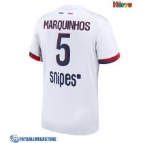 Fotballdrakt Herre Paris Saint-Germain Marquinhos #5 Bortedrakt 2025-26 Kortermet